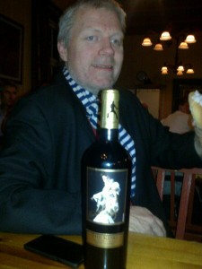 vinvinner og dissident med vin