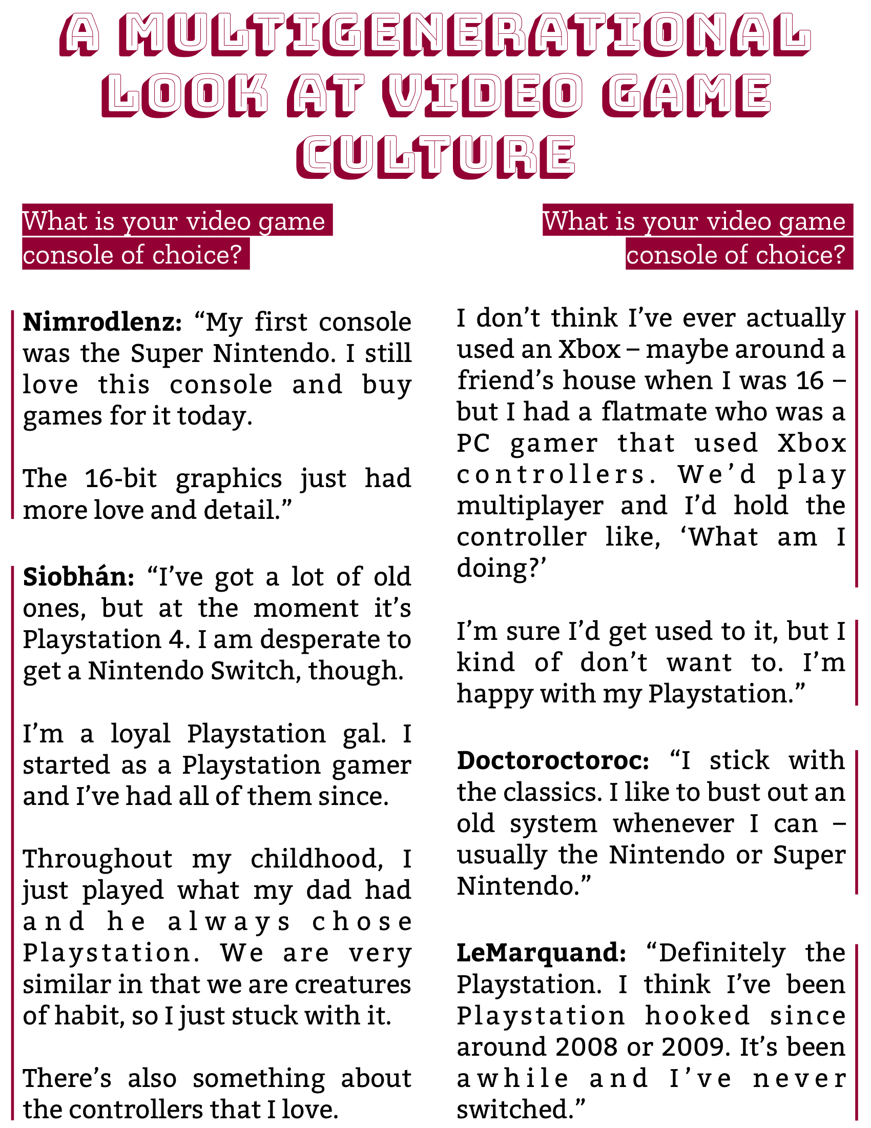 The Burgundy Zine #5: Culture Pg. 86