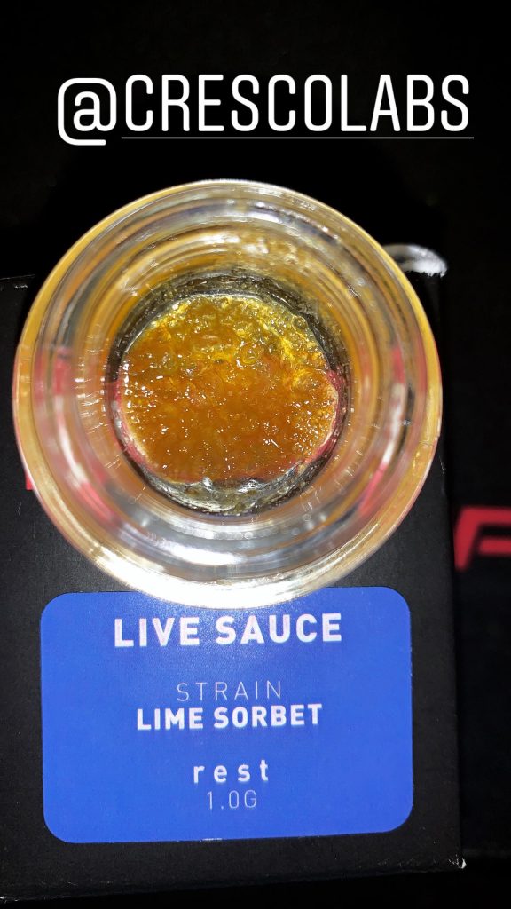 Strain of the Week: Lime Sorbet Live Resin Sauce by Cresco | The Burgundy  Zine