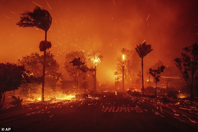 The West is battling a very different surge of severe weather, as Los Angeles grapples with one of the largest and deadliest wildfire catastrophes in California's history