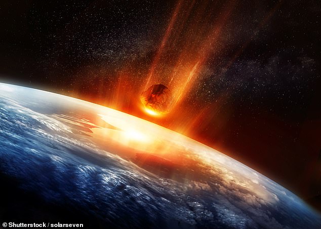 A terrifying new simulation reveals the path of the city-killer asteroid 2024 YR4 which has a 2.1 per cent probability of colliding with Earth in 2032 (stock image)