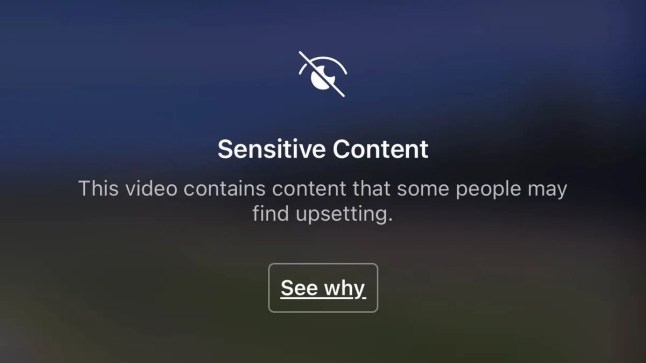 Instagram users shown gory and violent content