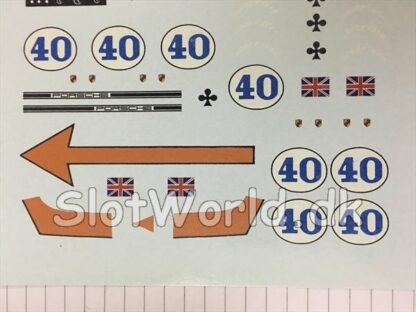 Decal P908/3 #40 i 1/32