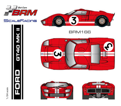 GT40 MKII #3 - SHELBY AMERICAN TEAM - 24H LE MANS 1966 - 1/24 fra BRM - Image 12