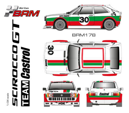 VW Scirocco #30 Leif Pedersen 1977 - 1/24 BRM - Image 2