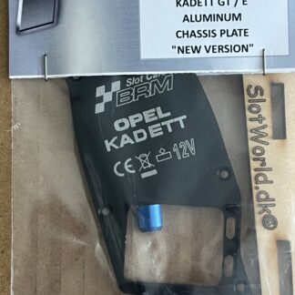 BRM - SlotWorld.dk - S-408K2 - KADETT GT/E - TELAIO ALLUMINIO - ALUMIN. CHASSIS PLATE-NEW VERS.