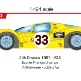 F412P #33 – 24H Daytona1967 - 1/24 fra BRM