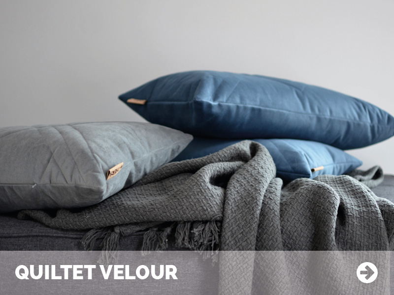 Quiltet Velour - Luksus til din sofa fra byTHERS