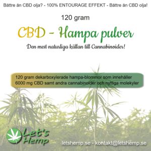 Hampapulver | 120g (Fullspektrum)