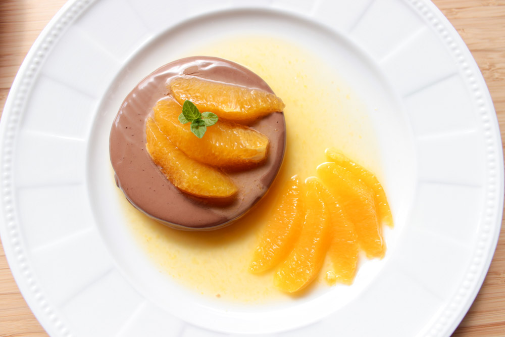 Čokoládová panna cotta