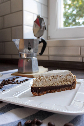 Coffee cake with coffee