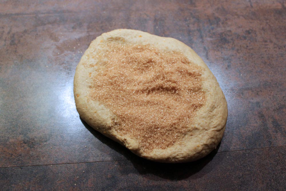 Cesto posypané cukrom