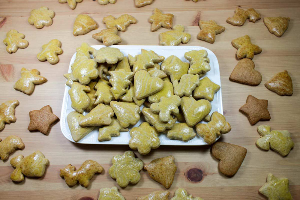 Wholewheat gingerbread cookies