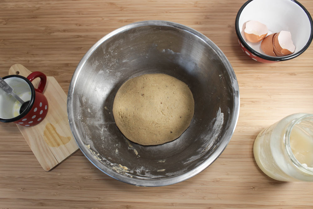 Dough for gingerbread cookies