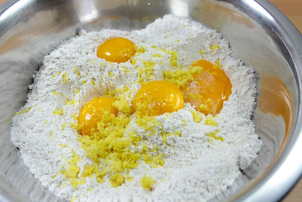 Ingredients for the linzer dough