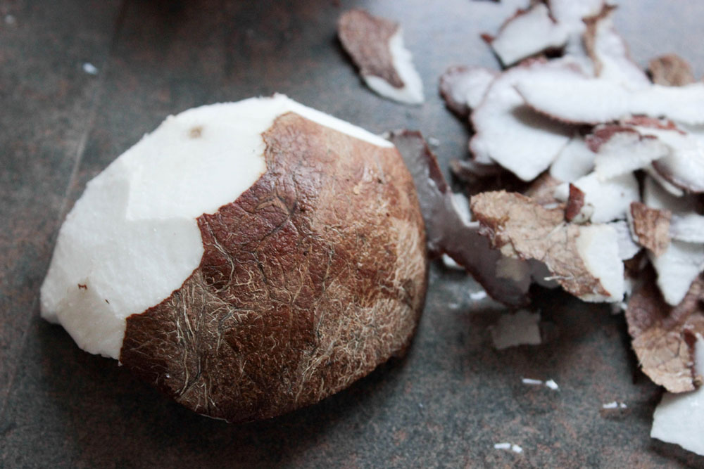 Coconut peel