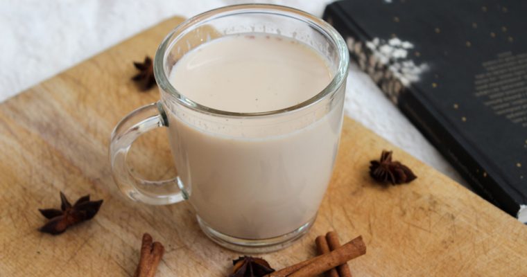 Home-made chai latte