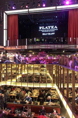 Platea market in Madrid