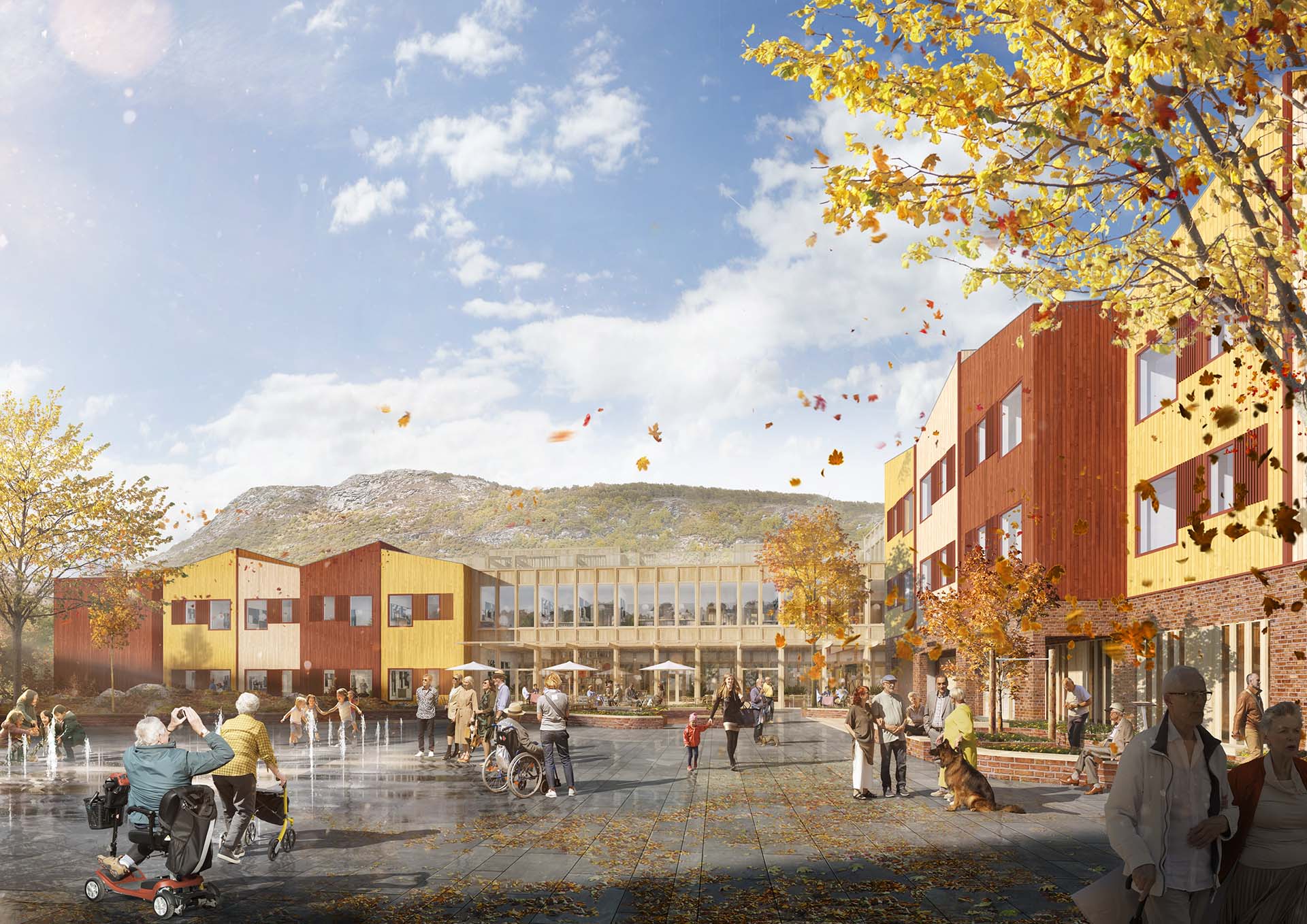 Helsekvartal i Aksdal exterior