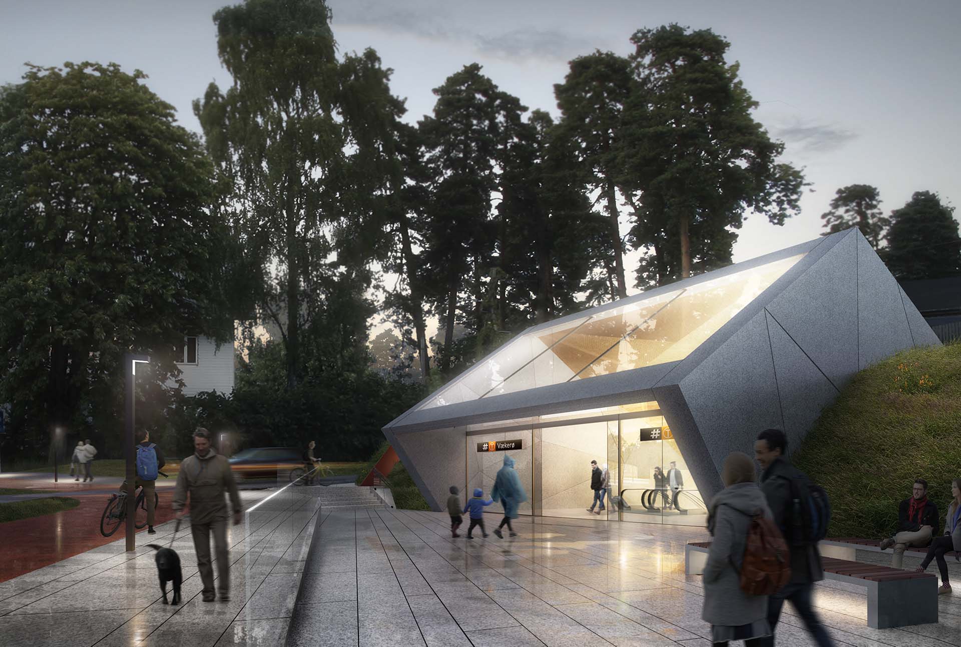 <strong>Fornebubanen Train Station</strong> – Competition Winner