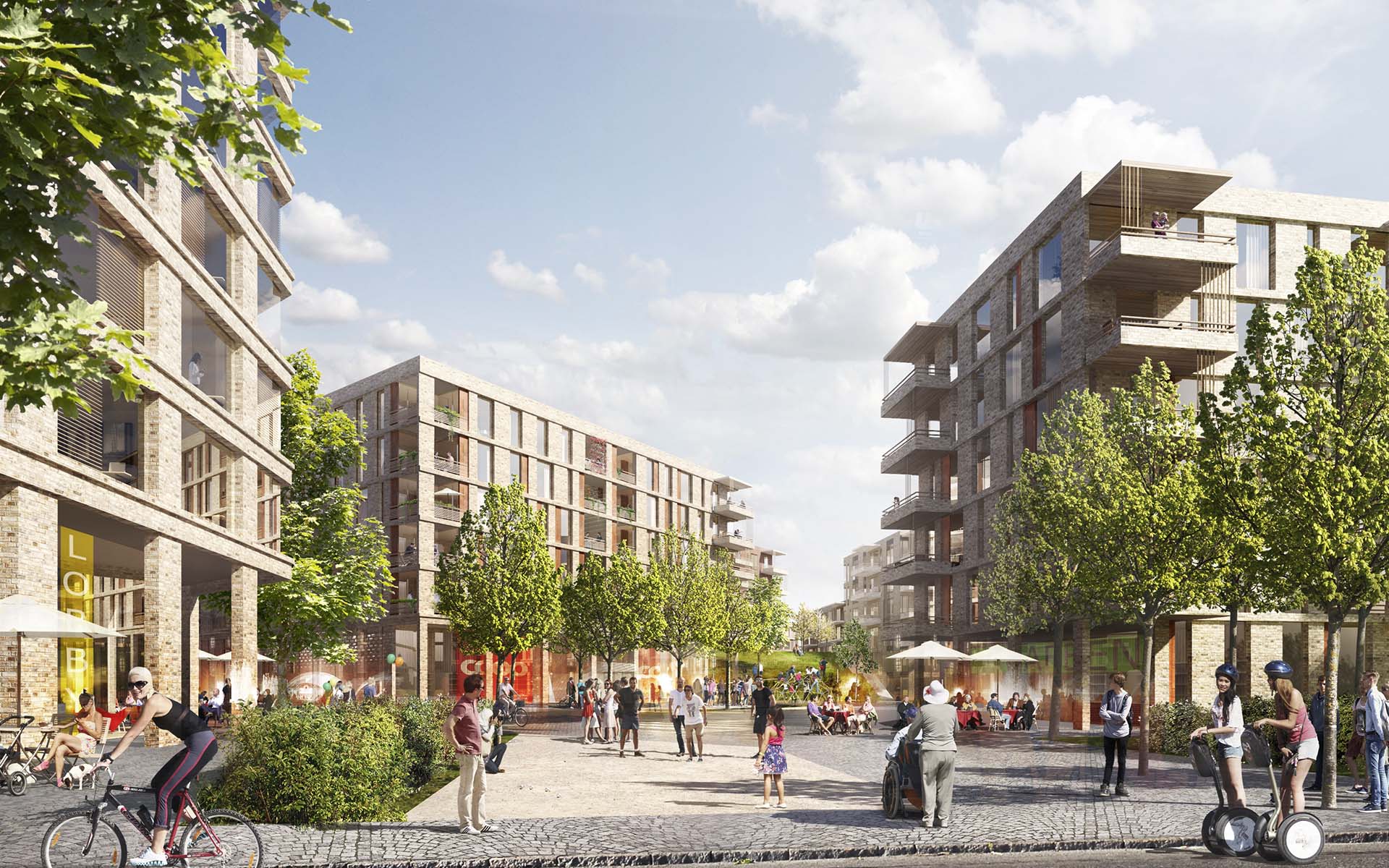 <strong>Nittedalsgata 50 – Residential Masterplan</strong> Nittedalsgata 50 by HRTB AS Arkitekter in Lillestrøm, Norway, is a modern residential masterplan promoting urban living
