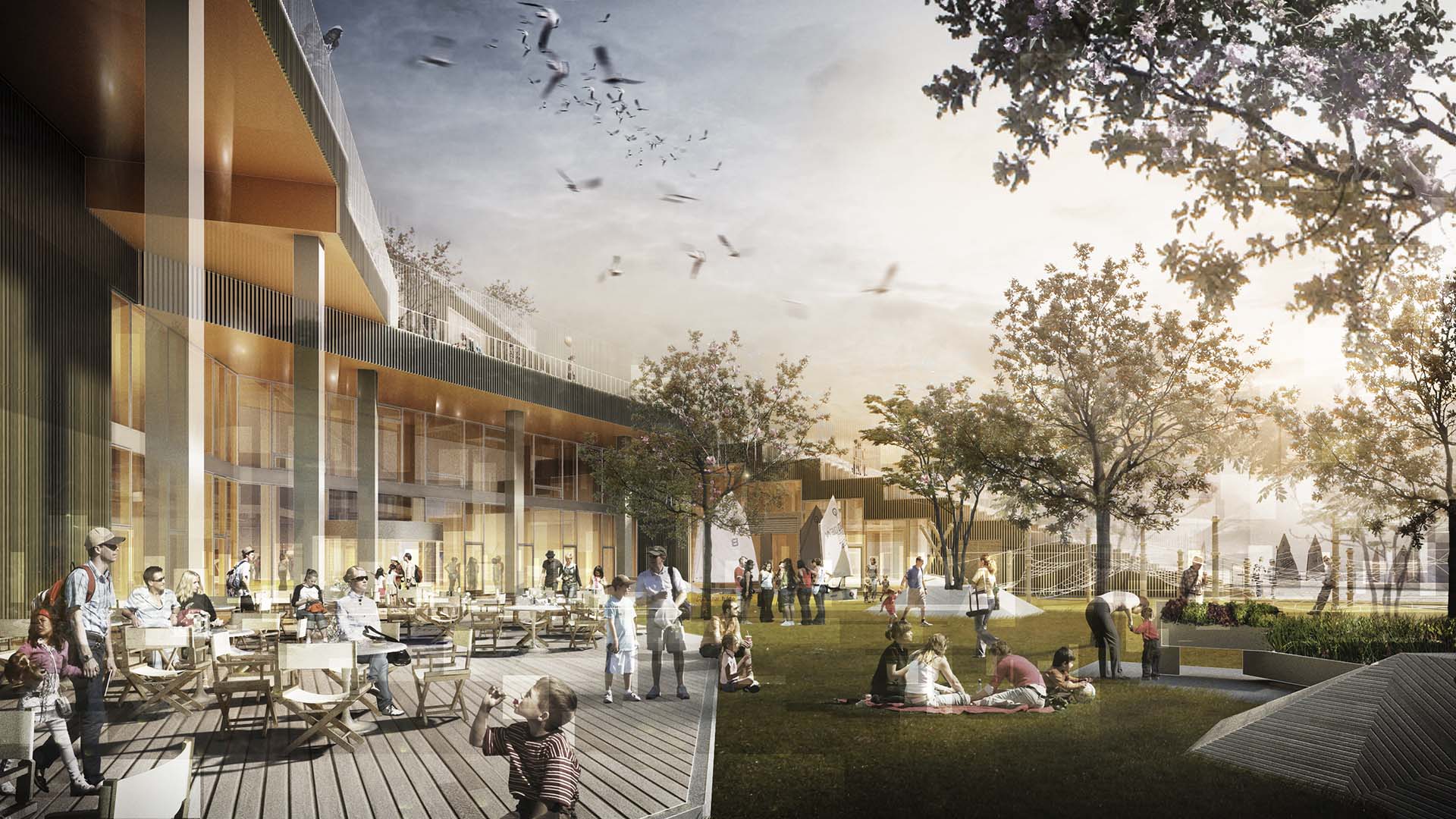<strong>Sydhavn School</strong> – Competition Winner Sydhavn School in Copenhagen, Denmark, a modern educational facility with outdoor learning spaces and sustainable architecture.