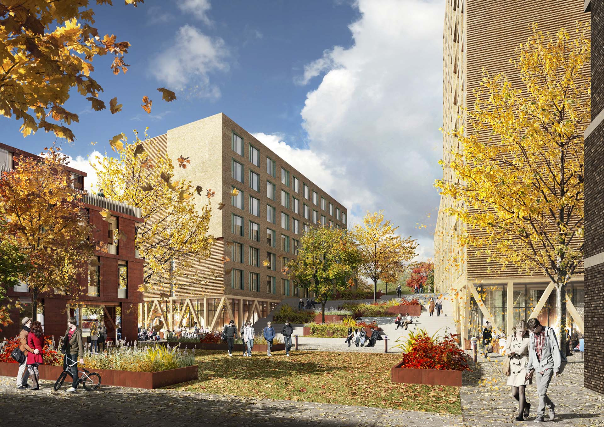 <strong>SiO Lillestrøm Student Housing</strong> SiO Lillestrøm Student Housing by HRTB Arkitekter is a modern and sustainable student accommodation project in Lillestrøm, Norway.