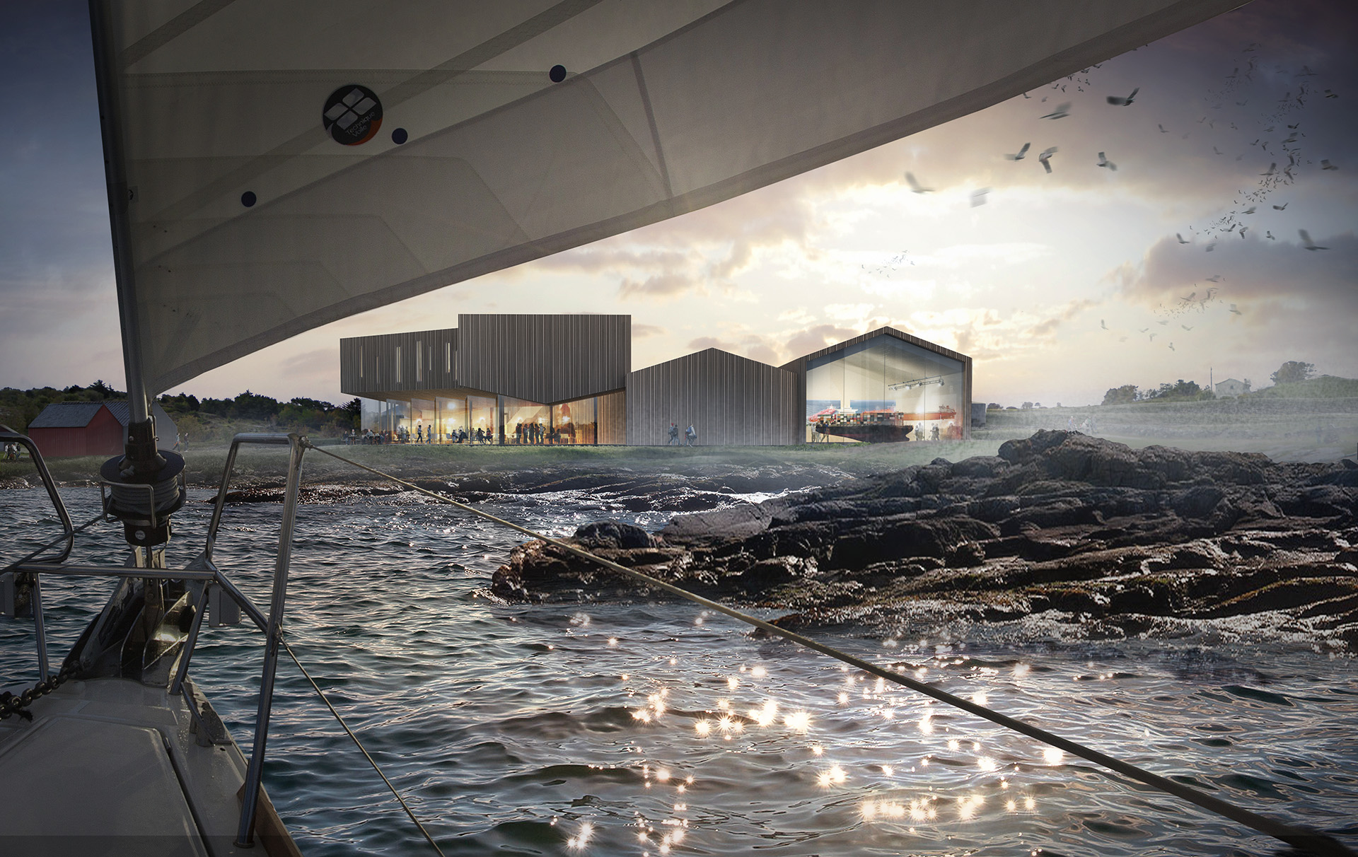 <strong>Dønninger</strong> Dønninger by Resell + Nicca is a maritime museum and science center at Tungeneset, Norway, inspired by coastal landscapes