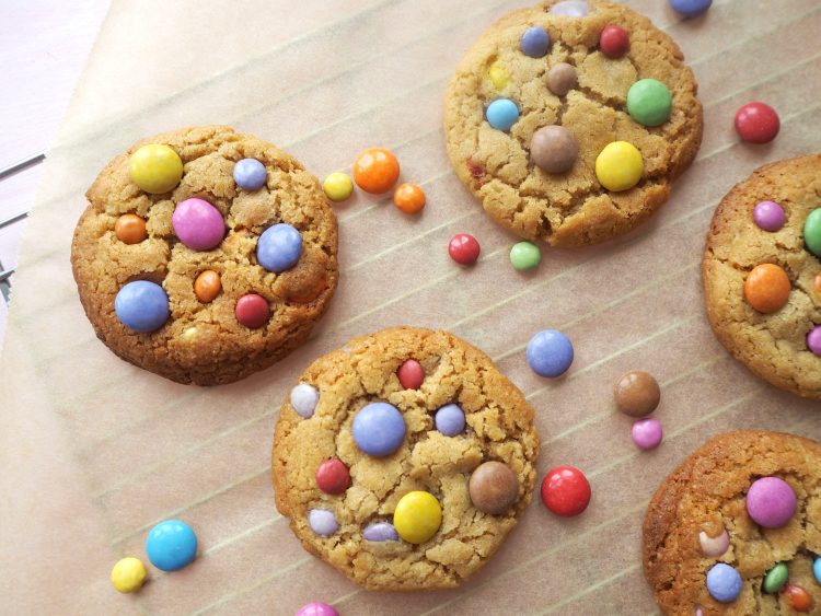 cookies med smarties
