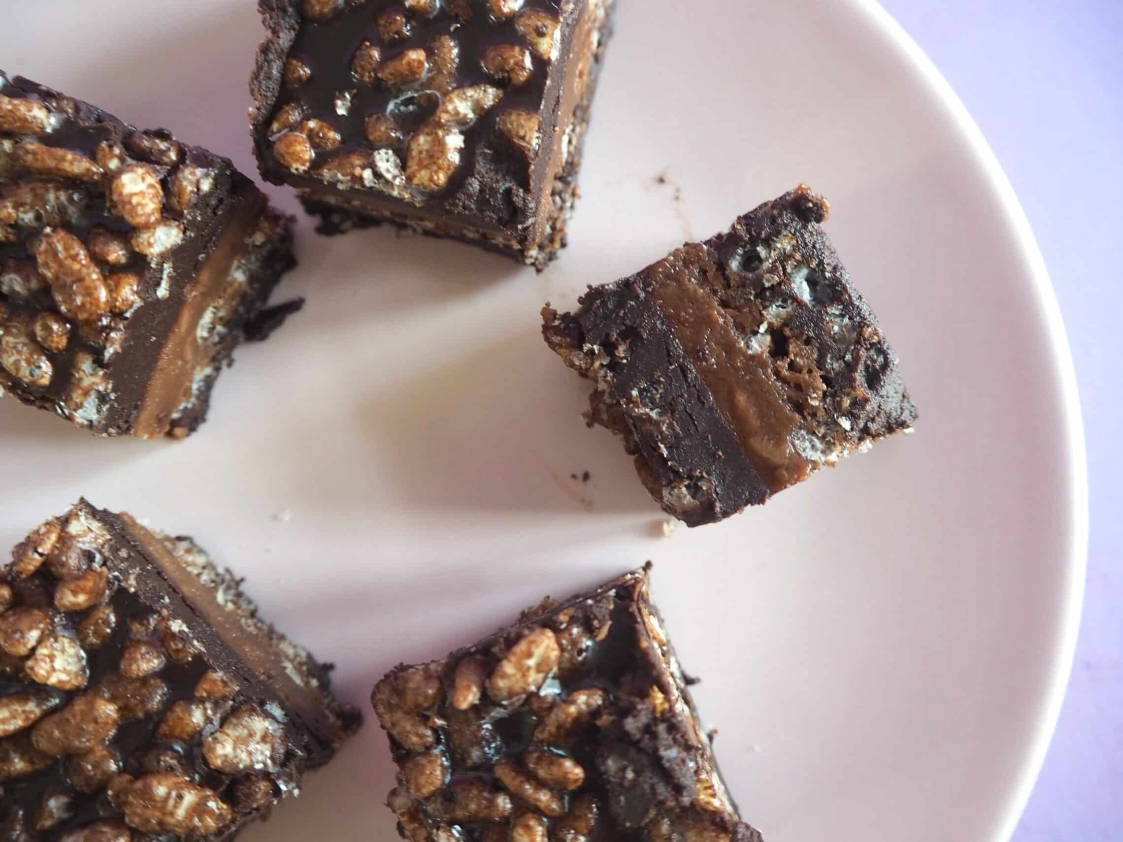 Lækre chokolade og karamelbidder - Cakewoman.dk