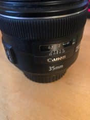 Canon EF 35MM f2.0 Lens