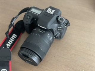 Canon EOS80D + EFS 18-135 mm lens
