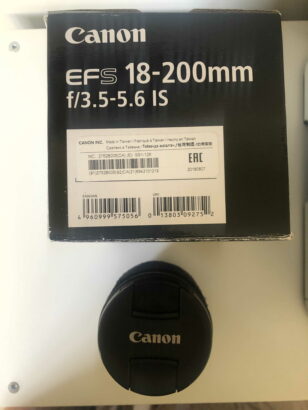 Canon zoomlens 18-200mm