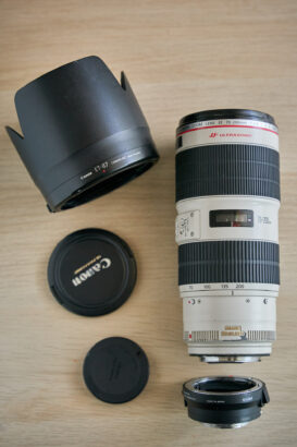 Canon 70-200 II L 2.8 IS met Sigma MC-11 (Sony EF)