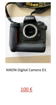 NIKON Digital Camera D1