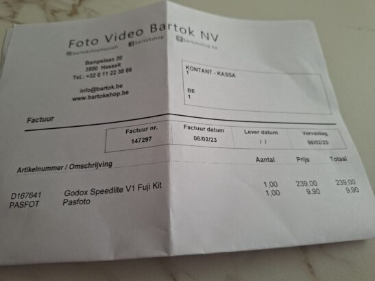 Godox speedlite v1 fuji kit