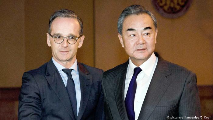 Chinese Foreign Minister Wang Yi visited his German counterpart Heiko Maas in Berlin