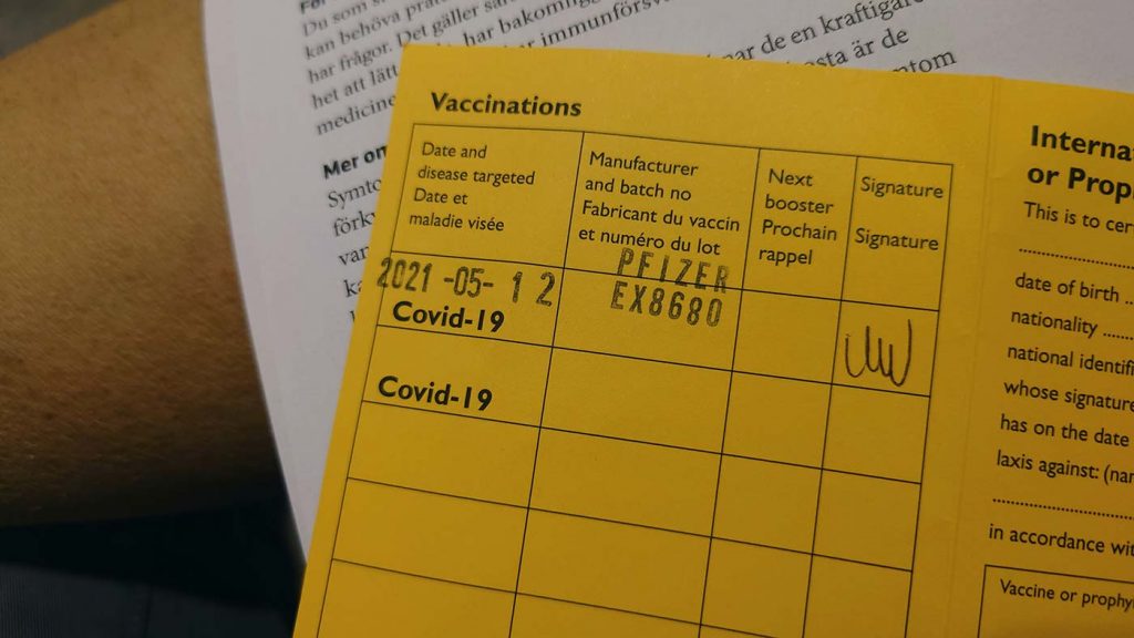 Ons, kl: 15.39 – Covid-19 vaccinerad (Rond 7 [DAG +103] – Reborn)