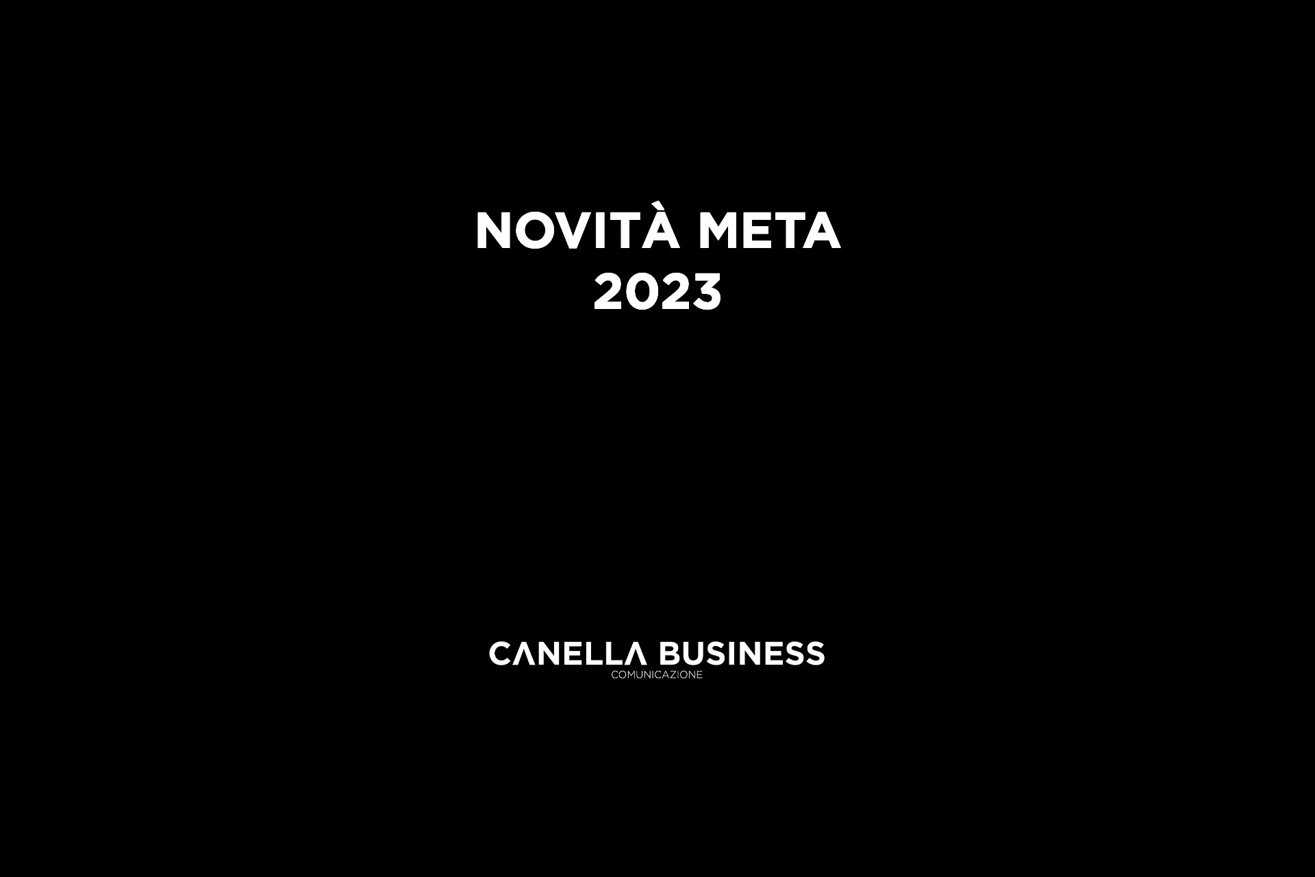 Novità Meta 2023