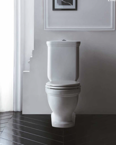 Ethos Toilet med høj tilkoblet cisterne