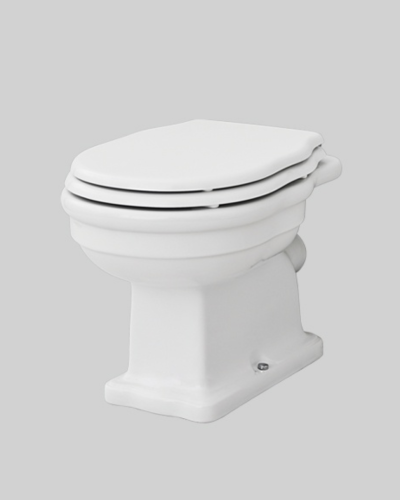 Hermitage gulvmonteret toilet til Indbygningscisterne