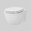 Hermitage væghængt toilet til Indbygningscisterne