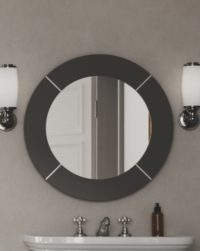 Carlyon Bay Mirror Klassisk rundt spejl