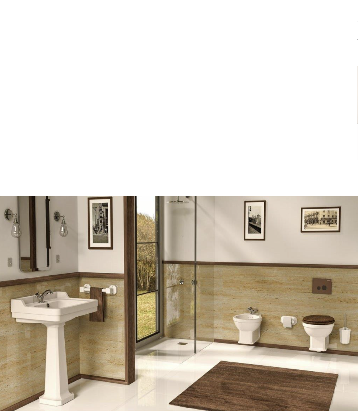 Neoclassico Vægmonteret Toilet til Skjult Cisterne - Image 2
