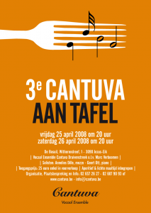 Cantuva aan tafel 2008