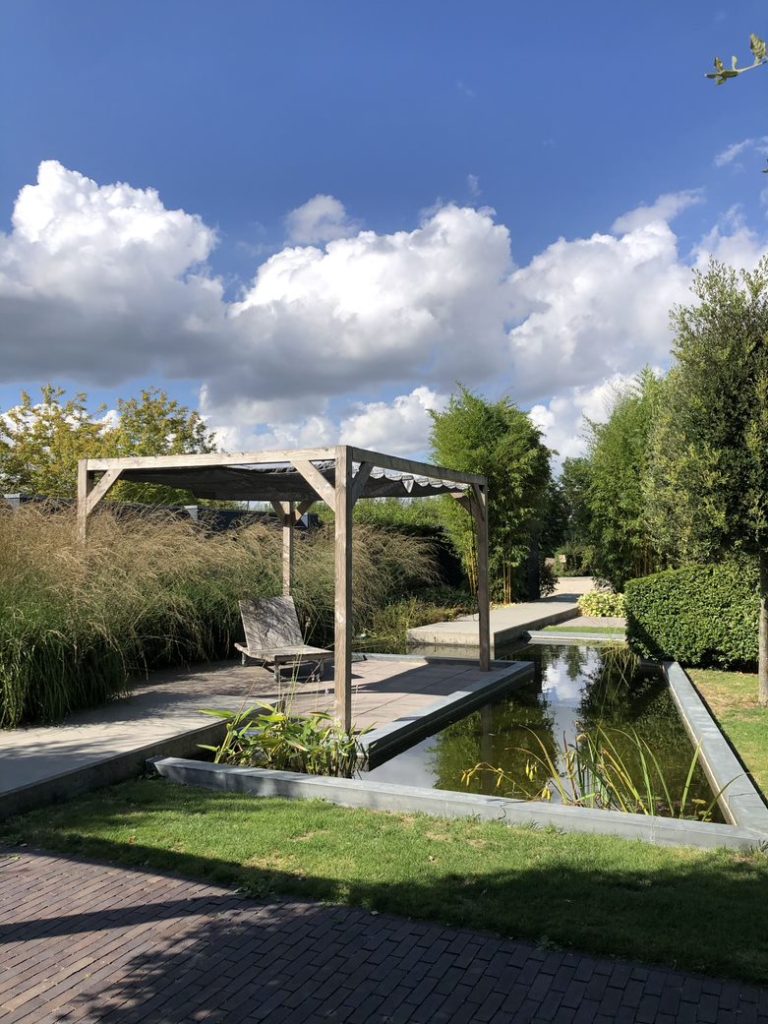 pergola trädgård arkitektur keukenhof