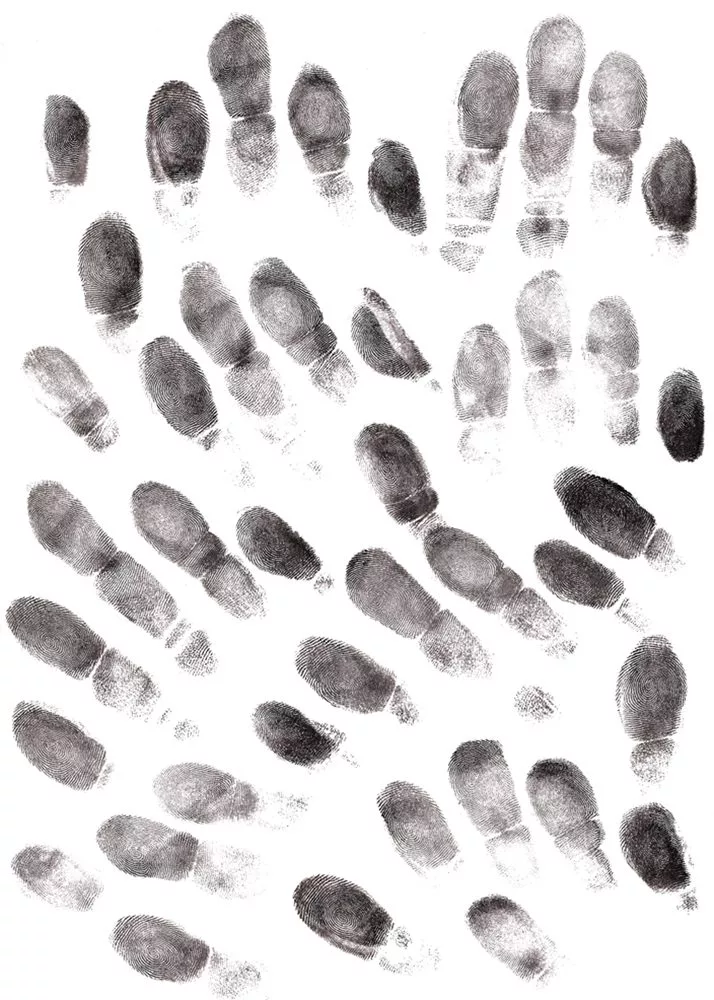 SKETCHbook - Finger Prints by Carlos Simpson professional graphic designer in London