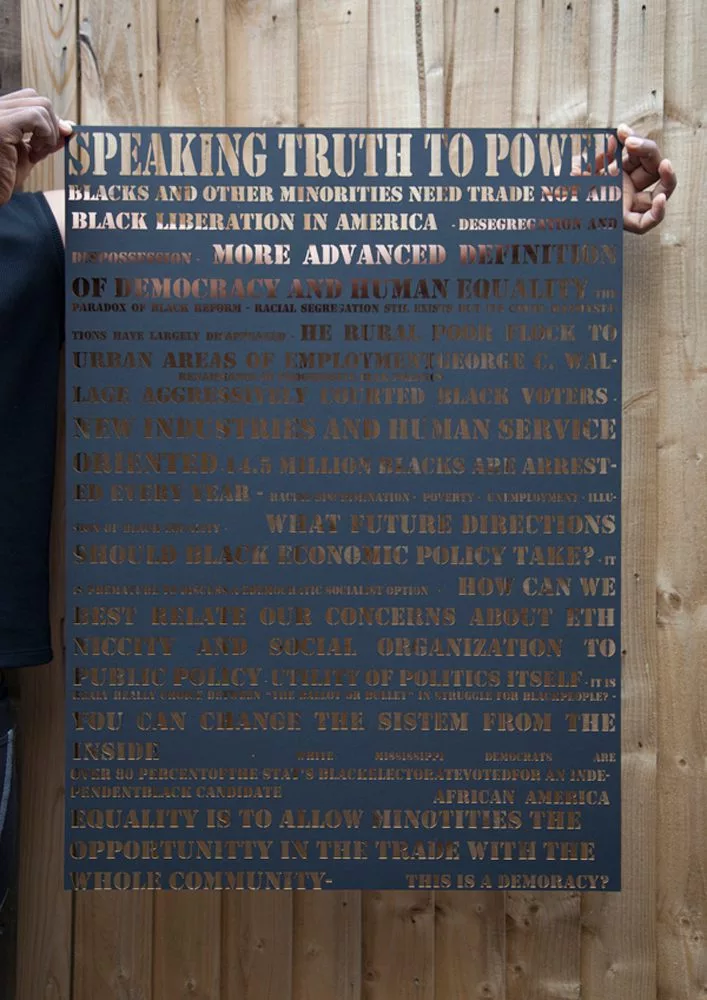 Typography Presentation Design by Carlos Simpson Design Studio