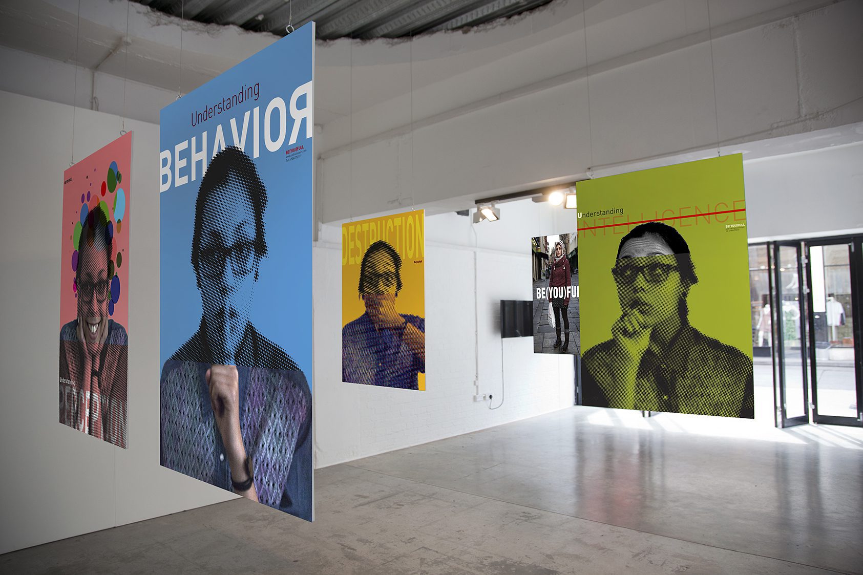 BEYOUFULL exhibition archive by Carlos Simpson Design Studio
