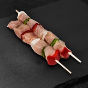 brochetas de pollo